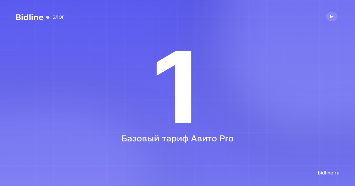 Базовый тариф Авито: что входит и кому он подойдёт